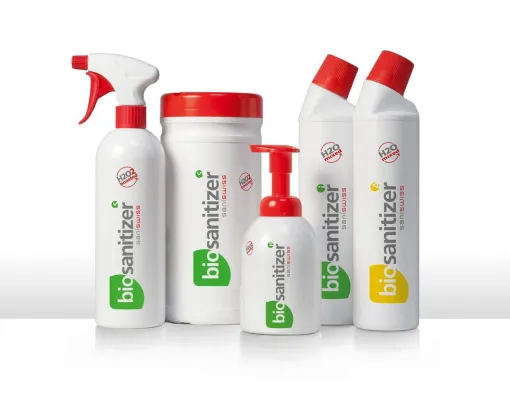 Bild: Umweltfreundliche Desinfektions-Serie biosanitizer® ab sofort durch Zantomed erhältlich