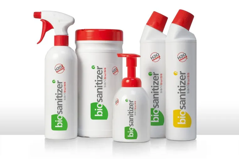 Bild: Umweltfreundliche Desinfektions-Serie biosanitizer® ab sofort durch Zantomed erhältlich