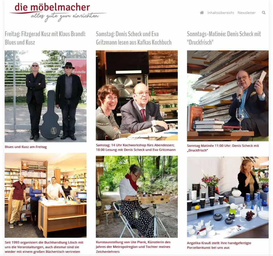 Die 25 Unterkrumbacher WErkstatt Tage fallen auf den 25 Tag der Regionen  (© die-moebelmacher.de)