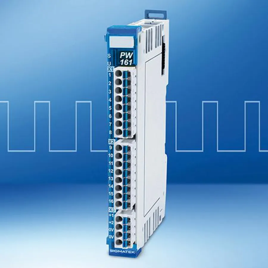 Das Pulsweitenmodul PW 161 von SIGMATEK sorgt für eine schnelle Ansteuerung induktiver Lasten.