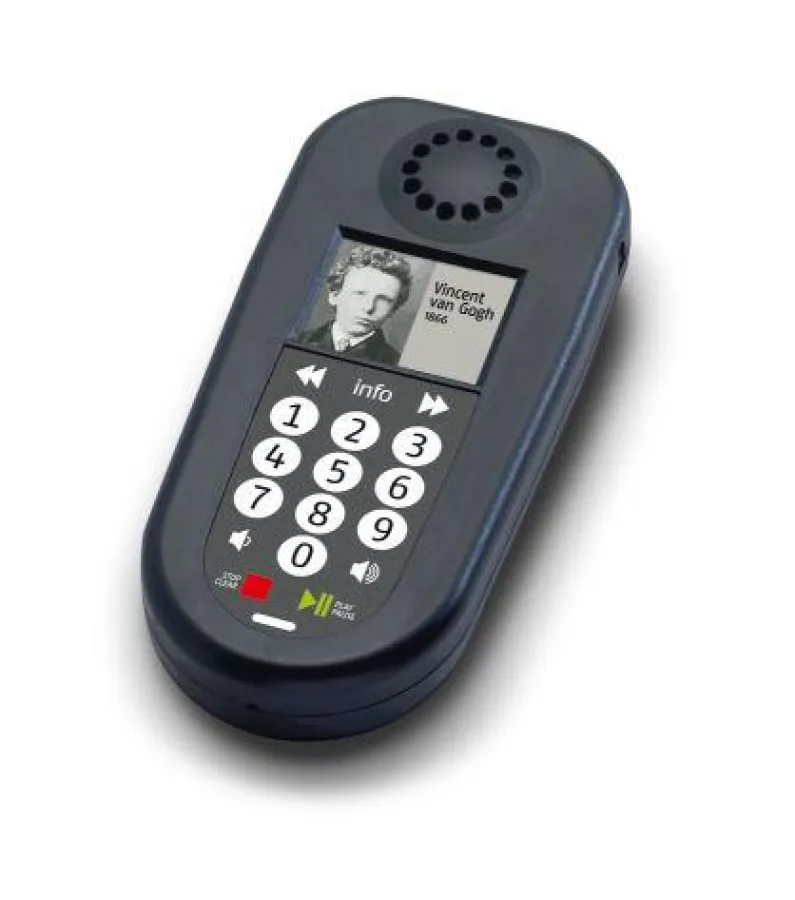 Audioguide AureaPlus mit Farbdisplay für Bilder und Videos