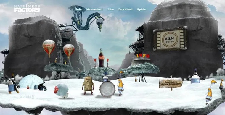 Bild: Wintereinbruch in der Schweizer Happiness Factory