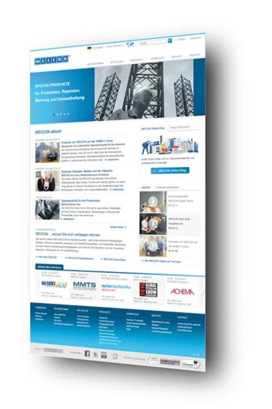 Die neue WEICON-Website