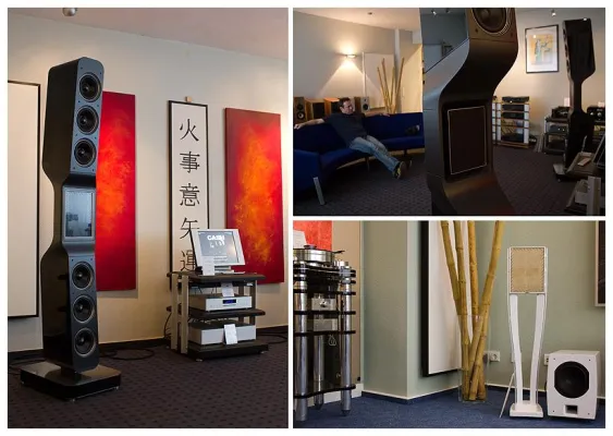 Bild: HiFi Studio Bramfeld in Hamburg zeigt Göbel Referenzlautsprecher "Epoque"