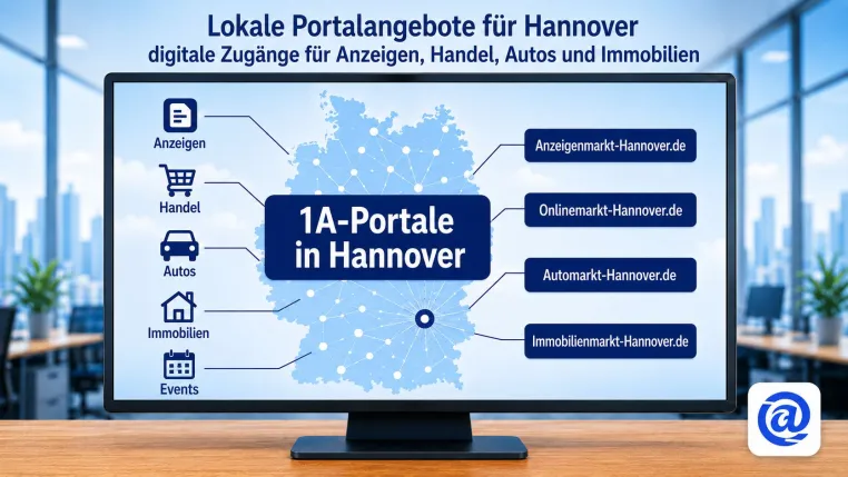 Hannover erhält mit 1A-Portale.de zentrale Einstiege für lokale Angebote und Handel Bild: Hannover erhält mit 1A-Portale.de zentrale Einstiege für lokale Angebote und Handel