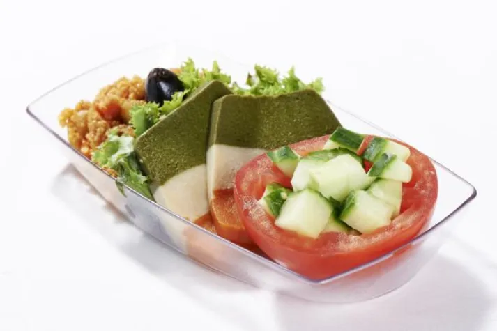 Bild: Neuer Service für die Gäste: Veganes Menü bei Condor