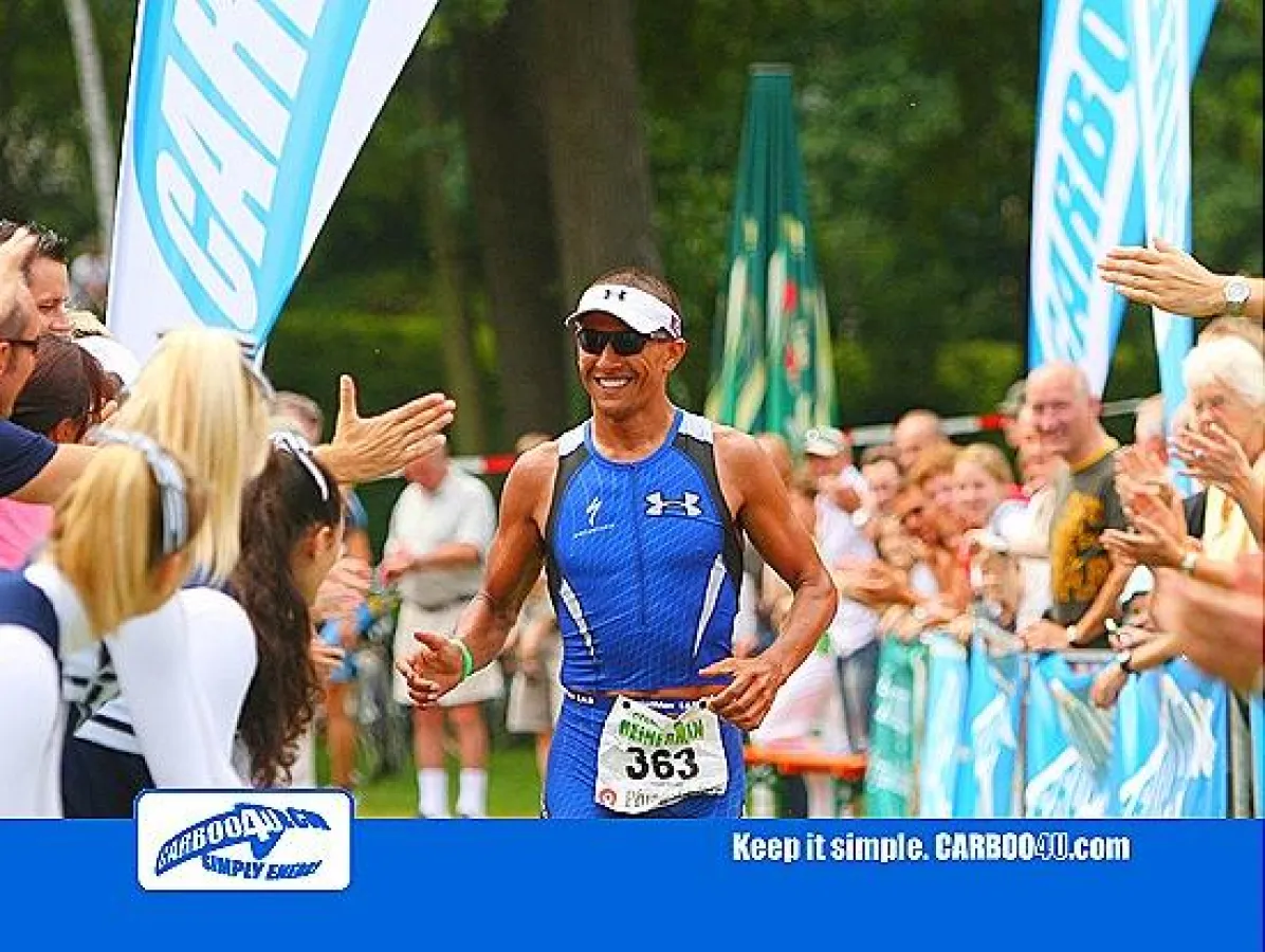 Foto: Ein strahlender IRONMAN-Weltmeister Macca, Chris McCormack. Merck Heinerman © zoeller-media.net