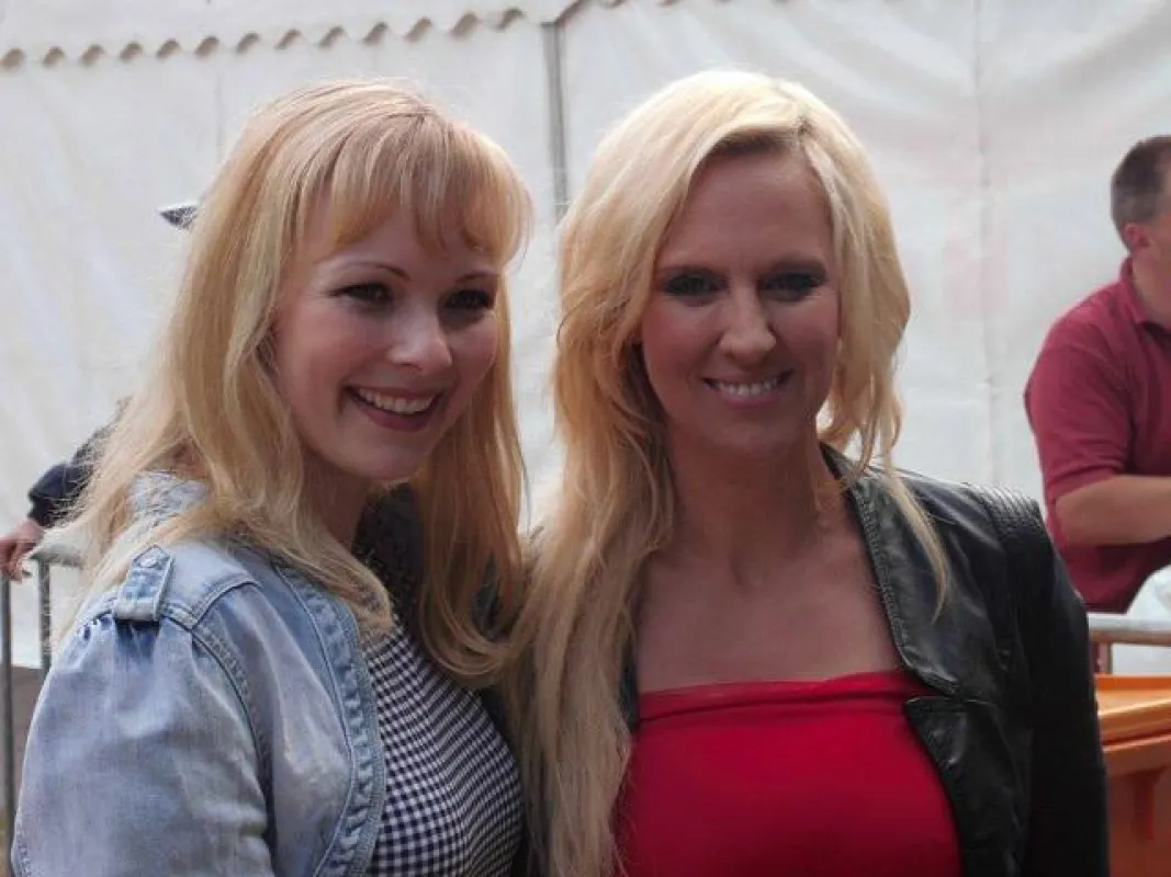 Denise Blum (l.), Jacky P. (r.)