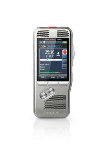 Diktieren mit der 3D-Mikrofontechnik: Das brandneue Philips Pocket Memo ist heute auf dem Markt erschienen Bild: Diktieren mit der 3D-Mikrofontechnik: Das brandneue Philips Pocket Memo ist heute auf dem Markt erschienen
