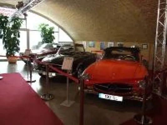 Bild: Jubiläum 2010 im Berliner DDR Motorrad Museum mit Live-TV aus der Mercedes Sonderausstellung