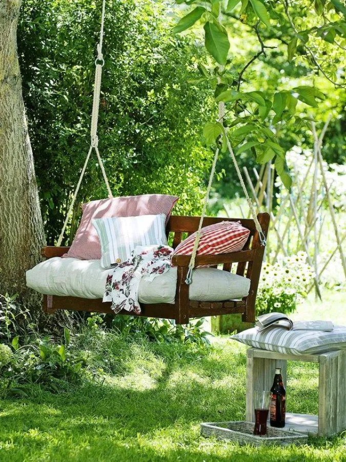 Casa Bruno hat Schaukeln für Garten und Veranda