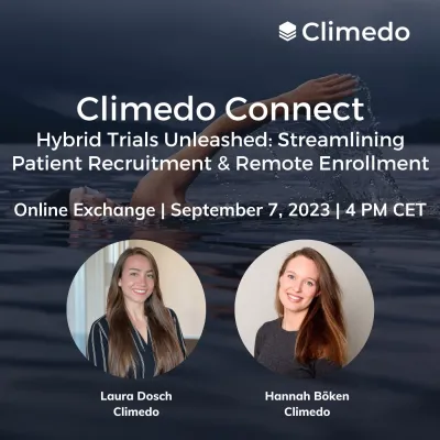 Bild: Online-Austausch am 7. September: Patientenrekrutierung und Studieneinschluss verschlanken 