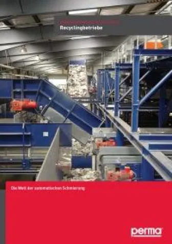 Bild: perma Schmiersysteme im Einsatz in Recyclingbetrieben