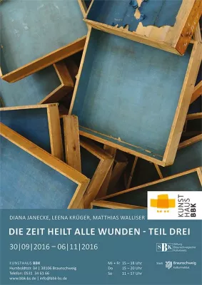 Diana Janecke, Leena Krüger, Matthias Walliser „Die Zeit heilt alle Wunden – Teil drei“ Bild: Diana Janecke, Leena Krüger, Matthias Walliser „Die Zeit heilt alle Wunden – Teil drei“