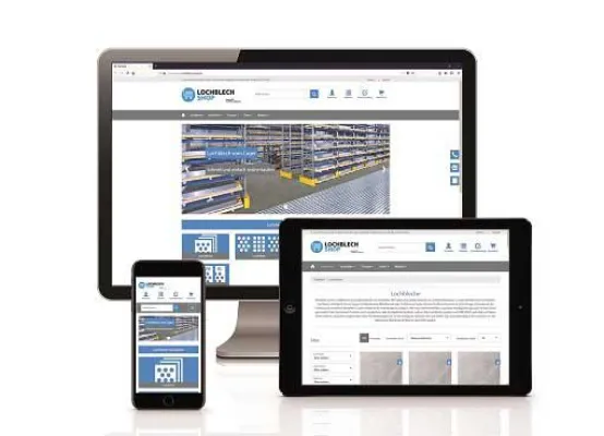 Bild: Online Shopping für Lochbleche - Neuer Lochblech-Shop überzeugt mit intuitivem Design und Schnelligkeit