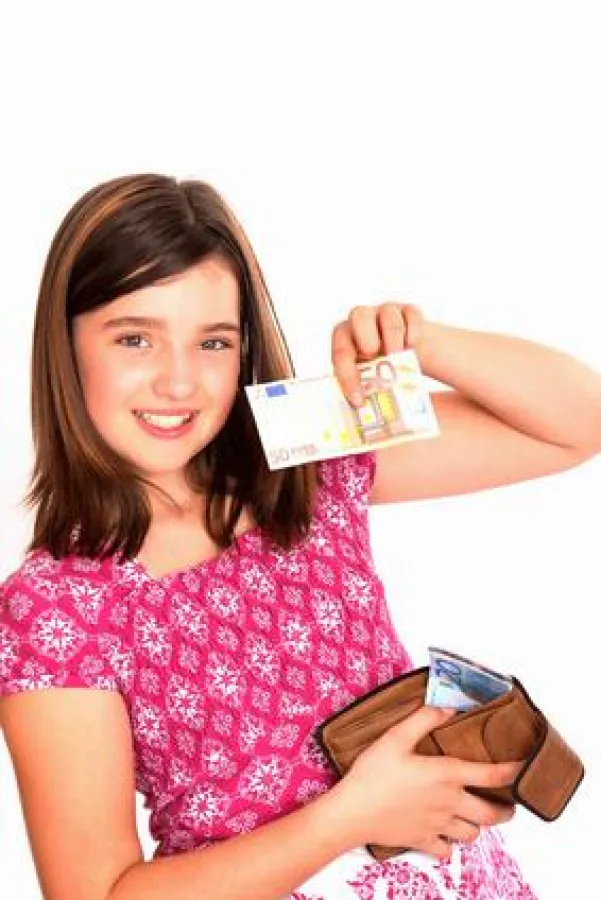 Mit acht Jahren begreifen Kinder den Wert des Geldes.