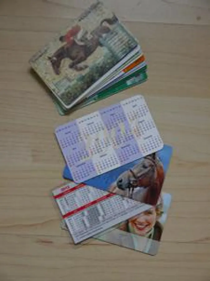 Plastikkarten Vielfalt