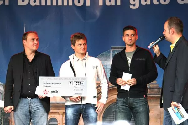Bild: Volleyball Club Dresden e.V. gewinnt 555,- Euro
