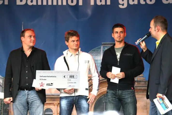 Bild: Volleyball Club Dresden e.V. gewinnt 555,- Euro