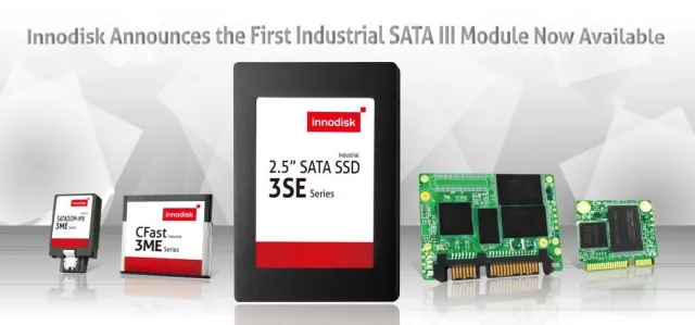 Bild: Neue industrielle Flashspeicher-Lösungen mit SATA III von Innodisk ab sofort verfügbar