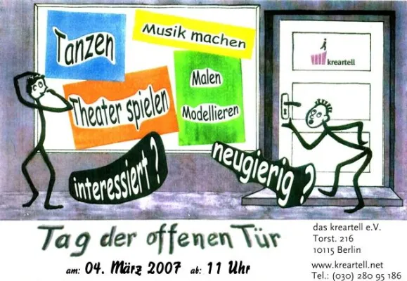 Bild: Alle guten Dinge sind: 3. Tag der offenen Tür im kreartell