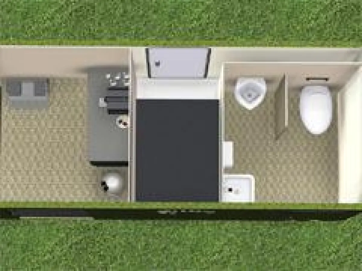 TOI BOX mit Pausenraum