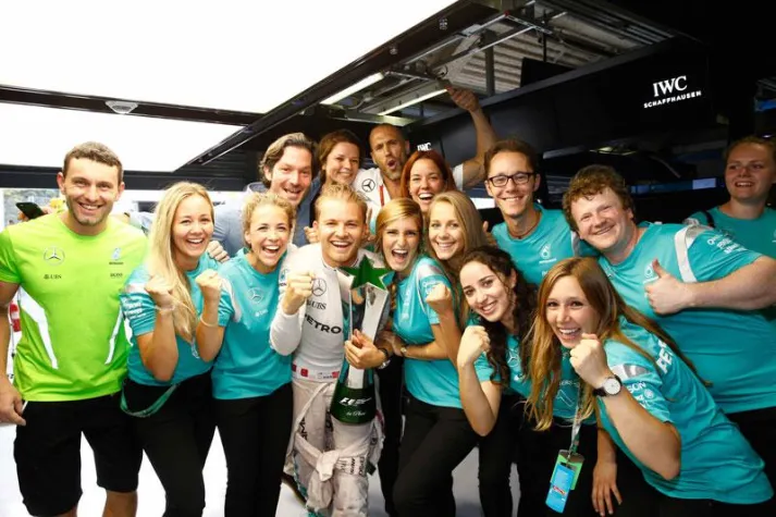 Bild: OLYMP jubelt beim Großen Preis von Italien in Monza