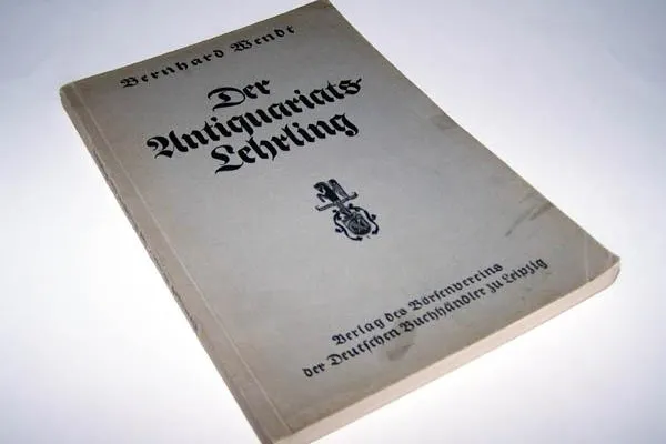 Bild: Der Antiquariatslehrling - Eine Einweisung in die buchhändlerische Arbeit