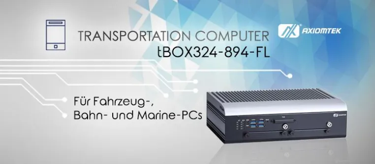 Bild: Vielseitiger Transport-Computer für den Fahrzeug-, Eisenbahn- und Schiffsmarkt – tBOX324-894-FL