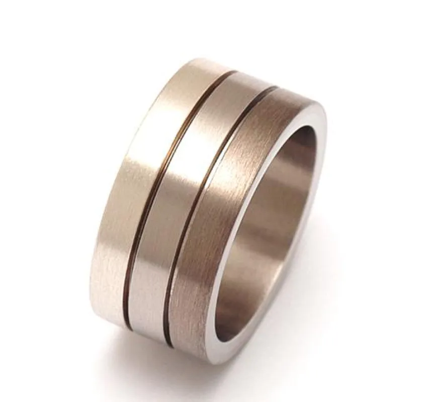 sr-a 10 Ring von Carl Dau, Material: Silber, Edelstahl, Titan