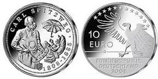 Bild: NUR IM DEUTSCHEN DEUTSCHEN SAMMLERCLUB - 10-EURO-GEDENKMÜNZE PLUS SONDERPRÄGUNG IN SILBER