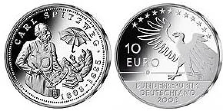 Bild: NUR IM DEUTSCHEN DEUTSCHEN SAMMLERCLUB - 10-EURO-GEDENKMÜNZE PLUS SONDERPRÄGUNG IN SILBER