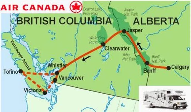 Bild: Trans Canada Touristik TCT - Sonderreise September 2009 – Mit dem Wohnmobil durch Kanadas Westen