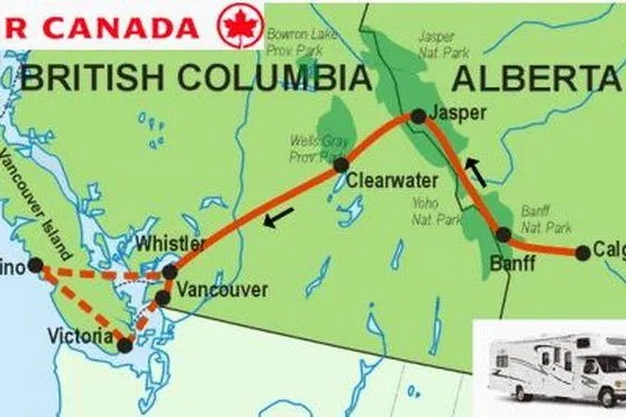Bild: Trans Canada Touristik TCT - Sonderreise September 2009 – Mit dem Wohnmobil durch Kanadas Westen