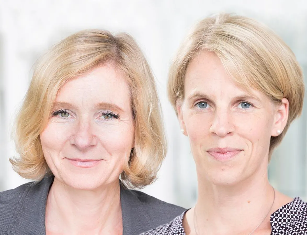 Jenny Ripke, Vorstand der SVP Deutschland AG, und Yvonne Jacoby, Teamleiterin Market Intelligence