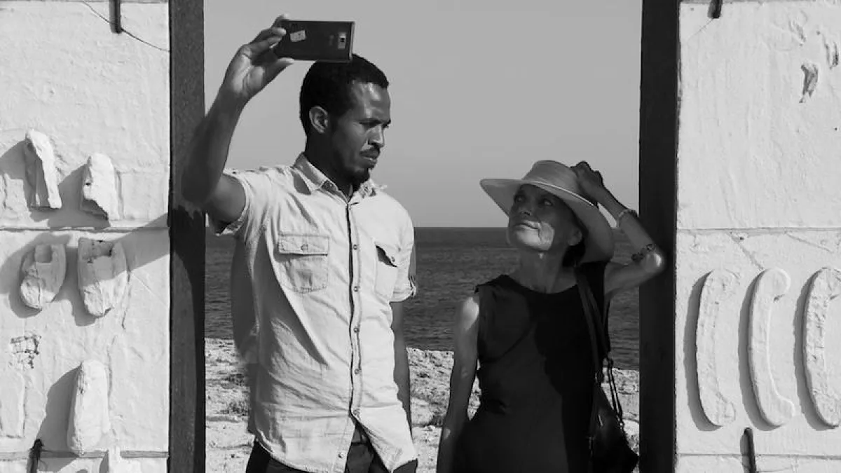 Zakaria Mohamed Ali und Giuliana Pachner in LAMPEDUSA