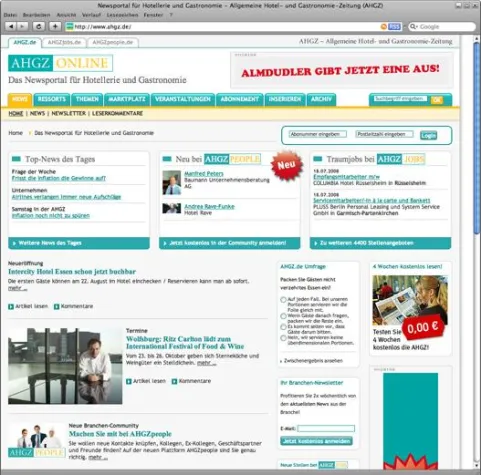 dmc gestaltet Branchen-Community für das Gastgewerbe Bild: dmc gestaltet Branchen-Community für das Gastgewerbe