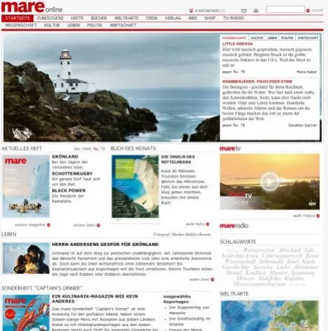 Bild: mare online auf neuem Kurs