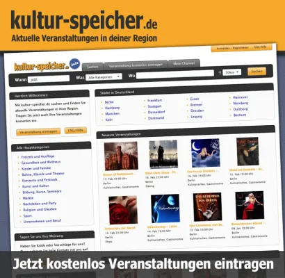 Bild: Mit dem Kultur-Speicher neue Besucher für Ihre Veranstaltungen gewinnen