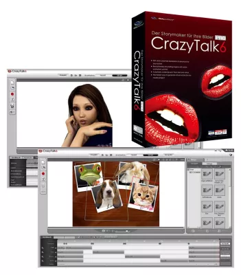 Bild: Reallusion bringt neues CrazyTalk 6 für 3D-Animationen von Foto und Grafik