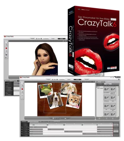 Bild: Reallusion bringt neues CrazyTalk 6 für 3D-Animationen von Foto und Grafik