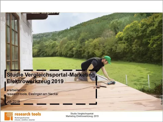 Bild: Vergleichsportalpräsenz Elektrowerkzeug: 14 Herstellermarken lückenlos gelistet