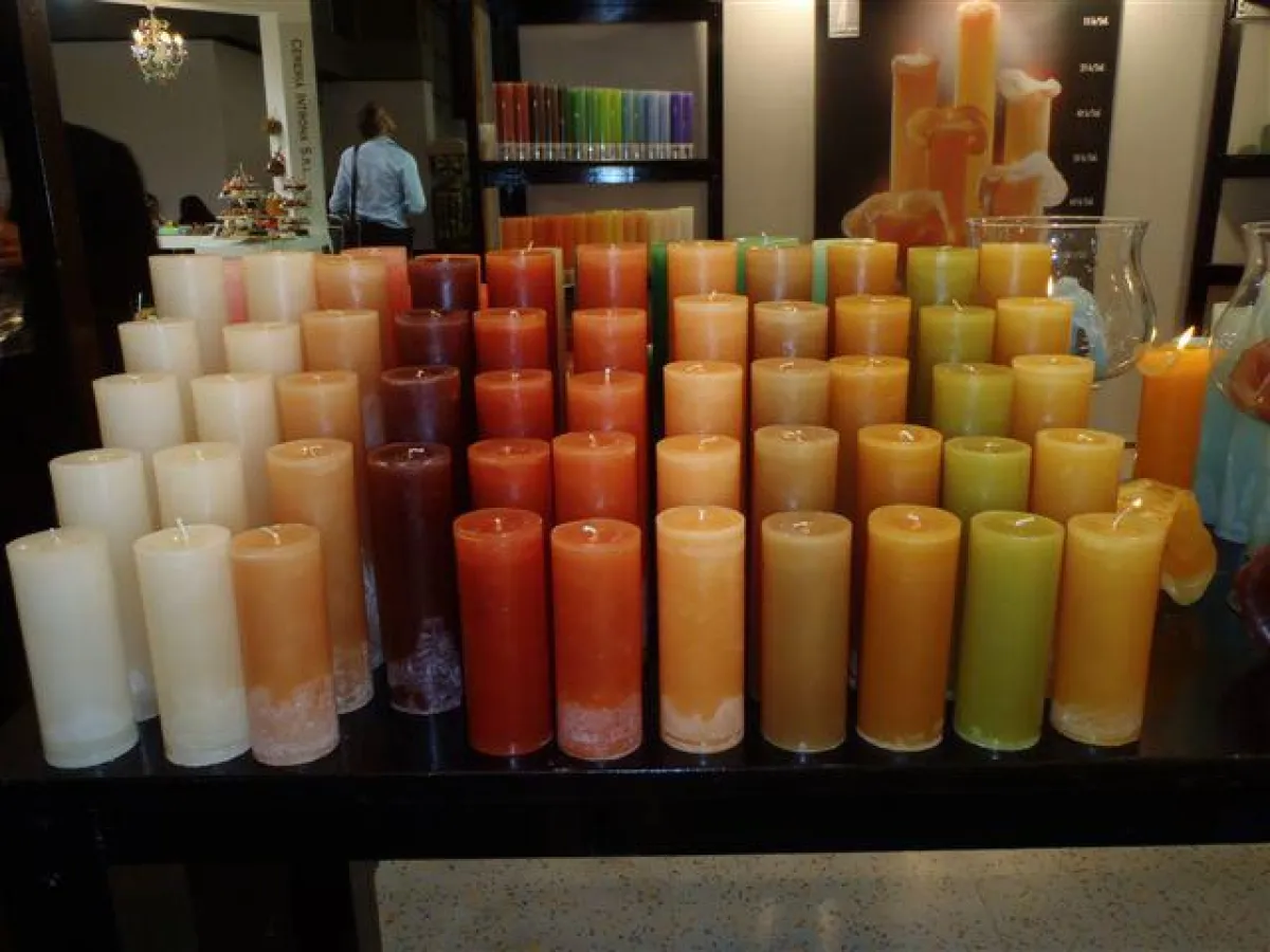 Kerzen von Maria Buytaert - Herbstfarben auf den Messen