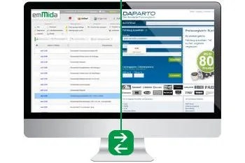 Autoteile einfach online über DAPARTO verkaufen – mit emMida von Speed4Trade Bild: Autoteile einfach online über DAPARTO verkaufen – mit emMida von Speed4Trade