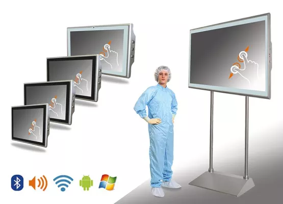 Highend Edelstahl HMI-Systeme für die Life Science- und Lebensmittelindustrie Bild: Highend Edelstahl HMI-Systeme für die Life Science- und Lebensmittelindustrie