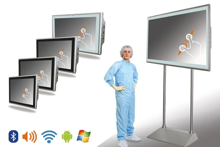 Bild: Highend Edelstahl HMI-Systeme für die Life Science- und Lebensmittelindustrie