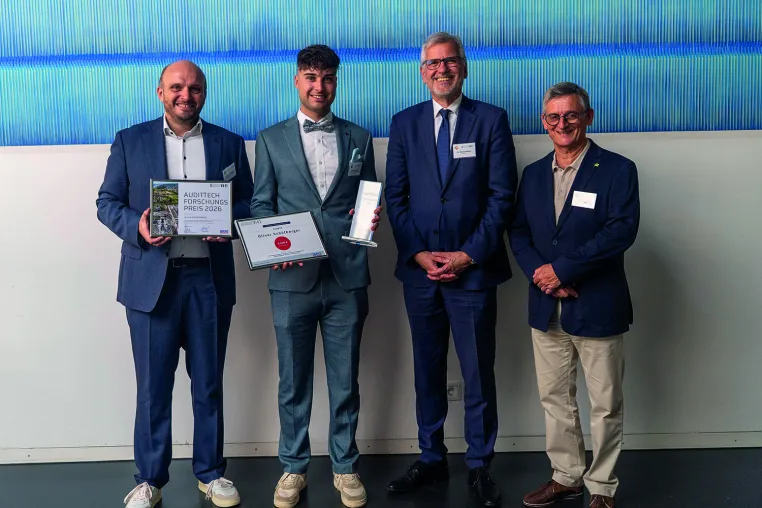 Bild: AuditTech Forschungskreis beim 20. Deggendorfer Forum zur digitalen Datenanalyse erstmals verliehen