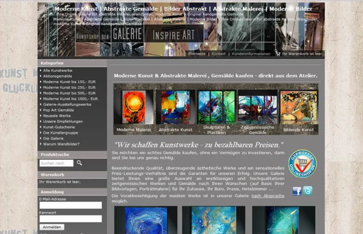 Moderne Wandbilder online kaufen - Kunst macht glücklich