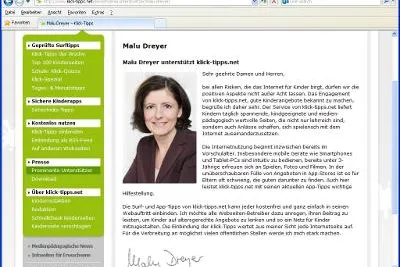 Bild: klick-tipps.net zieht Jahresbilanz: Ministerpräsidentin Malu Dreyer als Unterstützerin und neuer App-Bereich