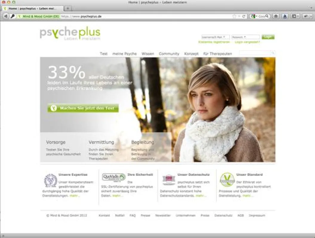 Neues Psychologie-Portal psycheplus.de auf Basis von Drupal